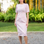 Rosie Plaid Midi Dress