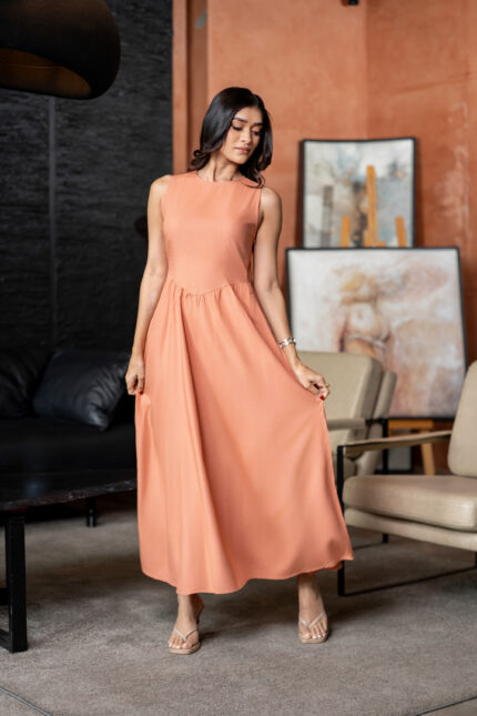 Eva - V Line Dress