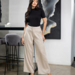 Ivory Wide Leg Pant