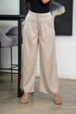 Ivory Wide Leg Pant - Image 3