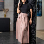 Old Money Mocha Skirt
