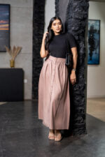 Old Money Mocha Skirt