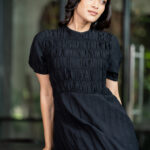 Black Belle Smocked Maxi