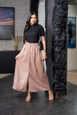 Old Money Mocha Skirt - Image 3