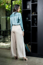 Sky Mist Satin Shirt - Image 3