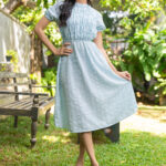 Blush Haven Dress in Powder Blue