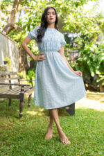 Blush Haven Dress in Powder Blue