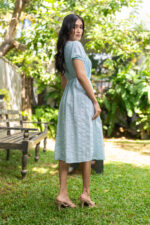 Blush Haven Dress in Powder Blue - Image 4