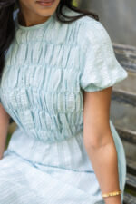 Blush Haven Dress in Powder Blue - Image 2