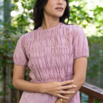Blush Haven Dress in Powder Rose