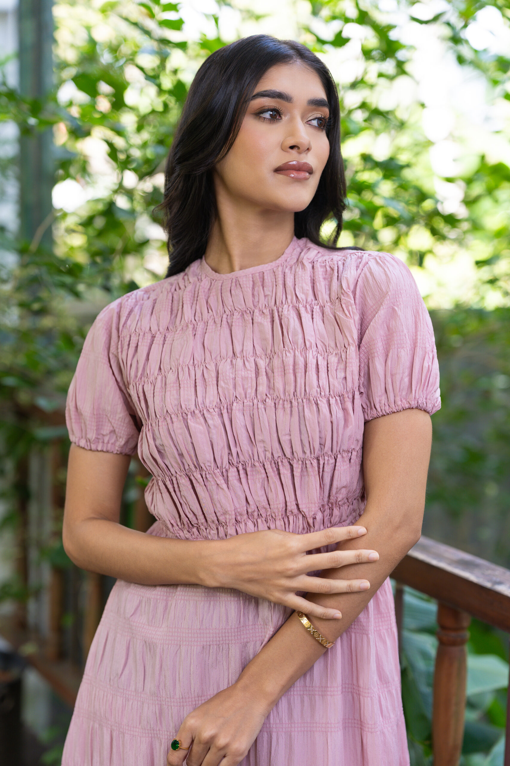 DSC00761 Blush Haven Dress in Powder Rose - Image 1