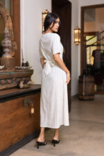 Velina Linen Dress by Indaali - Image 5