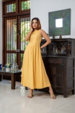 Eva Dress in Marigold - Image 3
