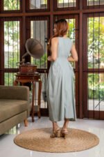 Liora Dress in Sage Green - Image 3